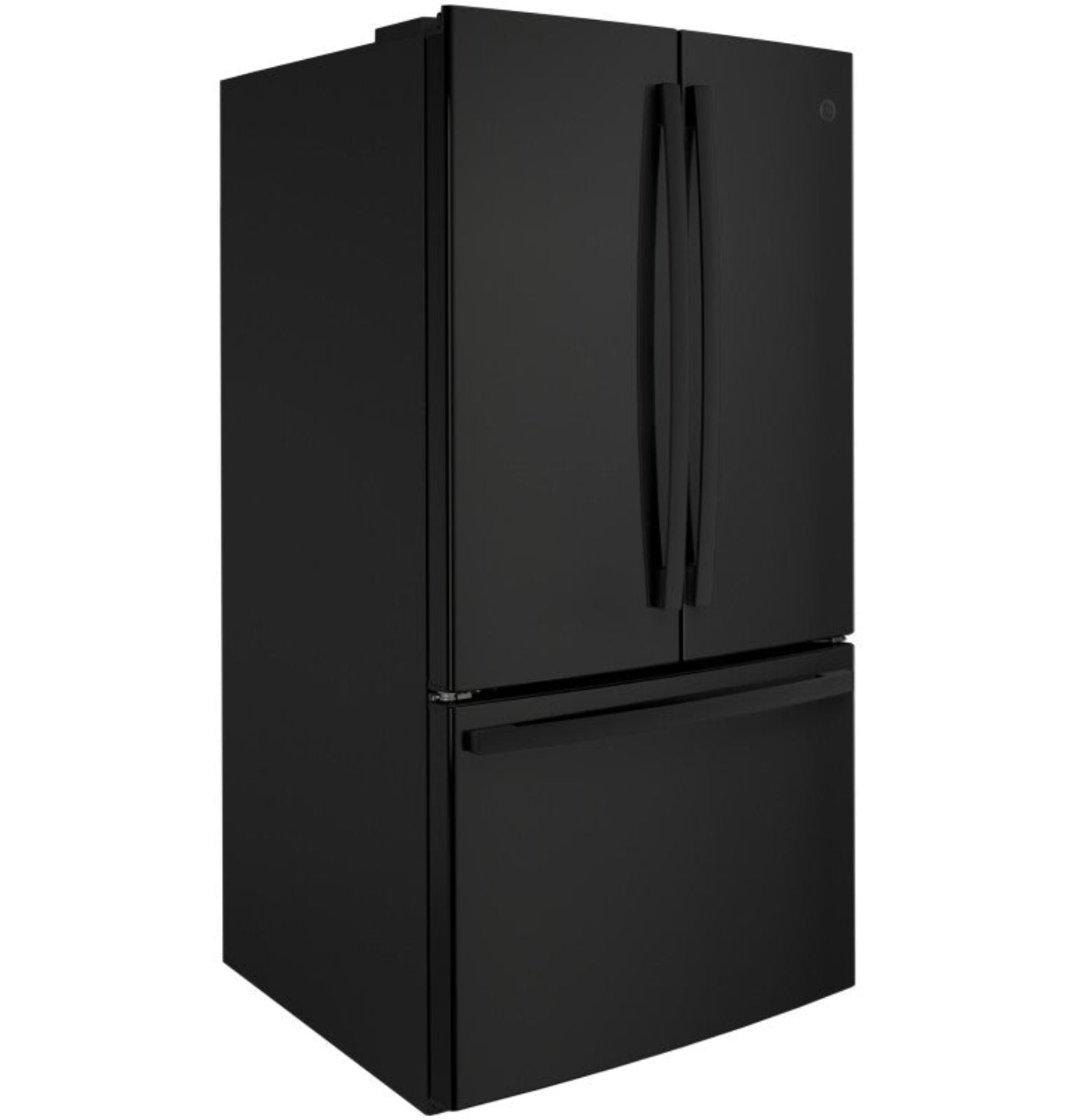 GE Appliances 27.0 Cu. Ft. French-Door Black - GNE27JGMBB