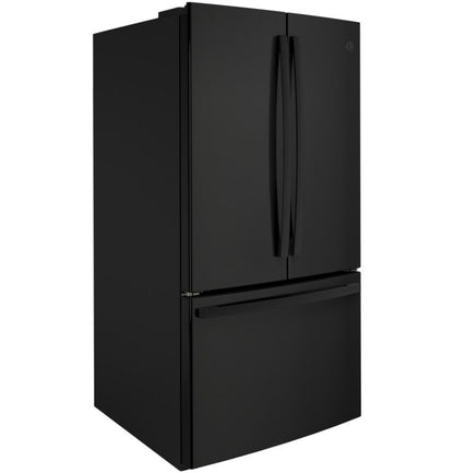GE Appliances 27.0 Cu. Ft. French-Door Black - GNE27JGMBB