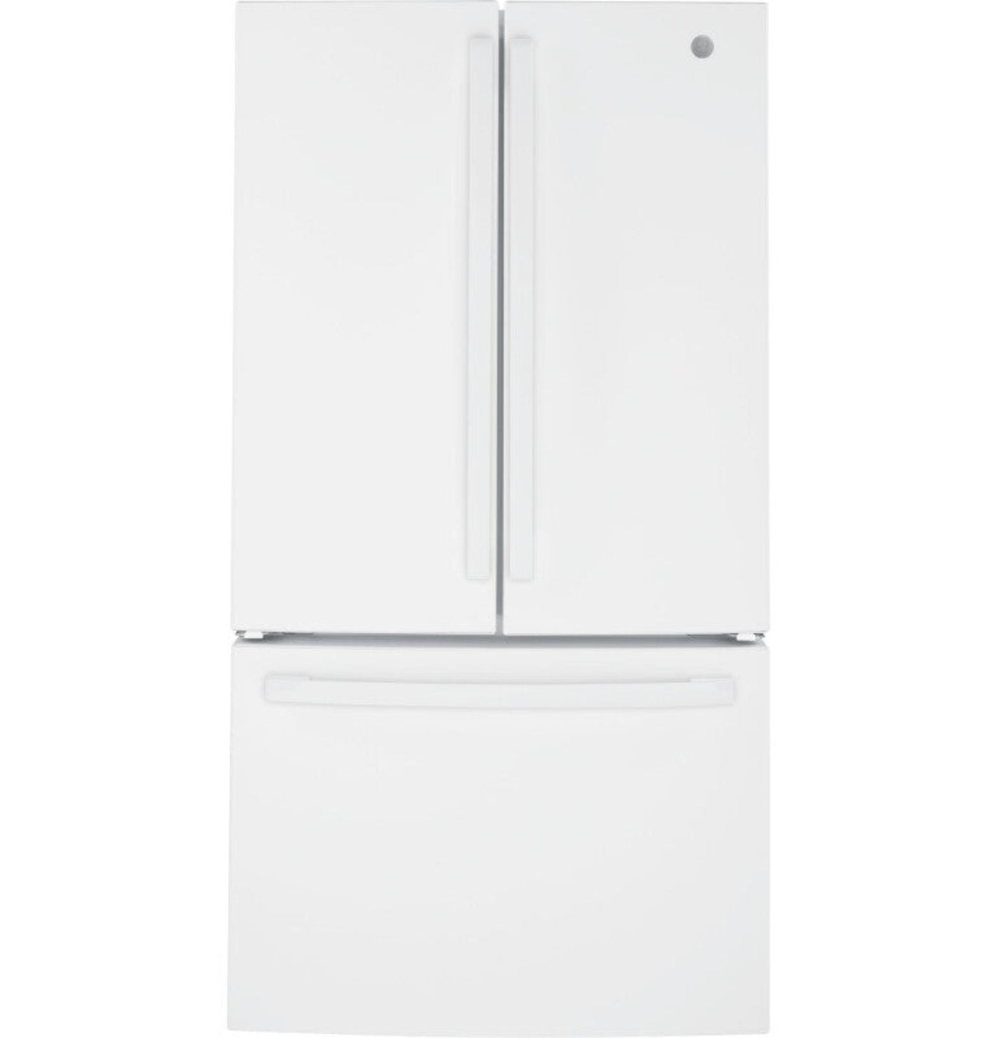 GE Appliances 27.0 Cu. Ft. French-Door White - GNE27JGMWW