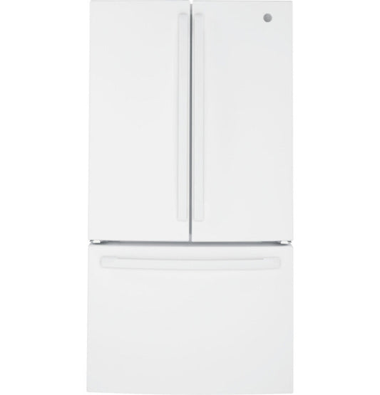 GE Appliances 27.0 Cu. Ft. French-Door White - GNE27JGMWW