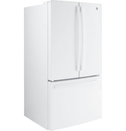 GE Appliances 27.0 Cu. Ft. French-Door White - GNE27JGMWW