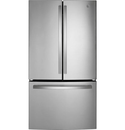 GE Appliances 27.0 Cu. Ft. Fingerprint Resistant French-Door Fingerprint Resistant Stainless Steel - GNE27JYMFS