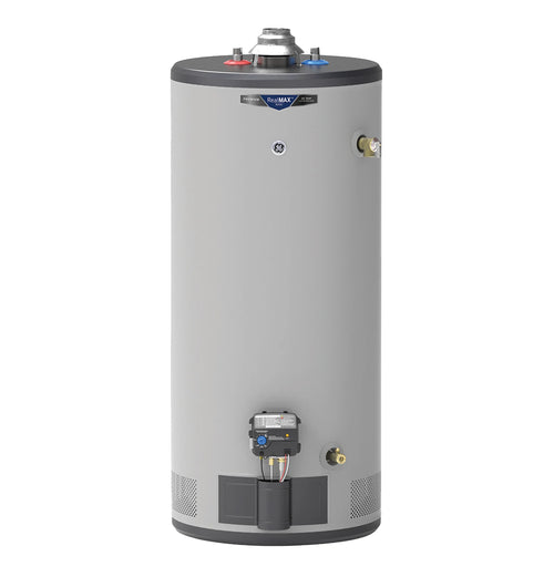 GE Appliances  RealMAX Premium 40-Gallon Short Liquid Propane Atmospheric Water Heater Gray - GP40S10BXR