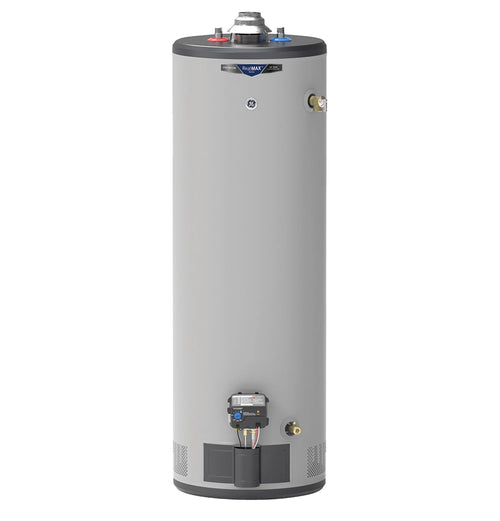 GE Appliances  RealMAX Premium 40-Gallon Tall Liquid Propane Atmospheric Water Heater Gray - GP40T10BXR