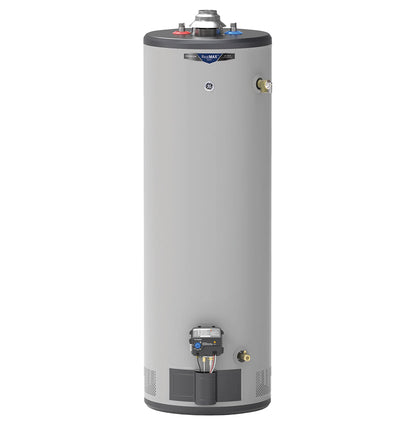 GE Appliances  RealMAX Premium 40-Gallon Tall Liquid Propane Atmospheric Water Heater Gray - GP40T10BXR