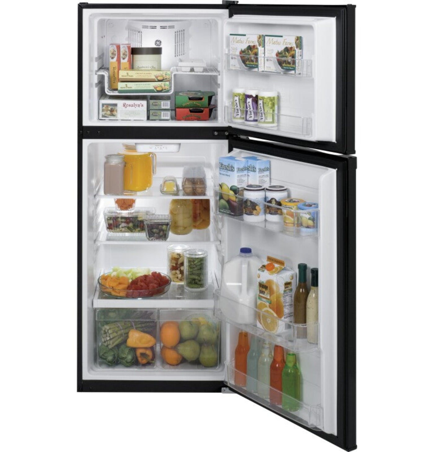 GE Appliances 11.6 cu. ft. Top-Black - GPE12FGKBB