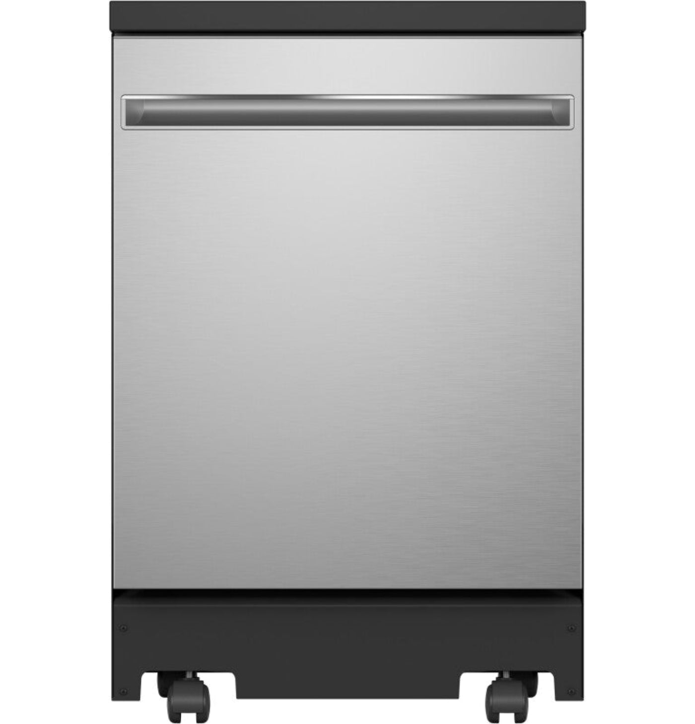 GE Appliances  24" Stainless Steel Interior Portable Dishwasher with Sanitize Cycle - GPT225SSLSS