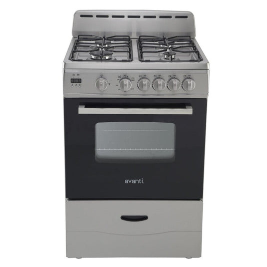 Avanti 24" Compact Gas Range Oven Stainless Steel - GR2416CSS