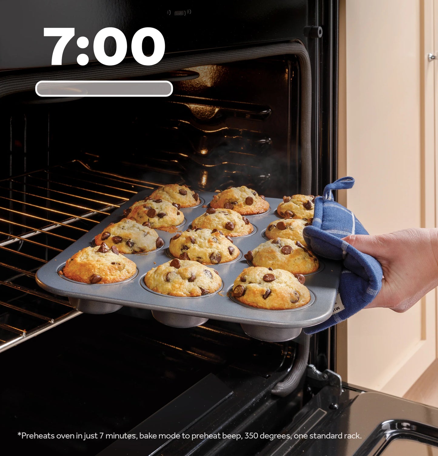 GE Appliances 30" Free-Standing Electric Range with Crisp Mode Stainless Steel - GRF500PVSS
