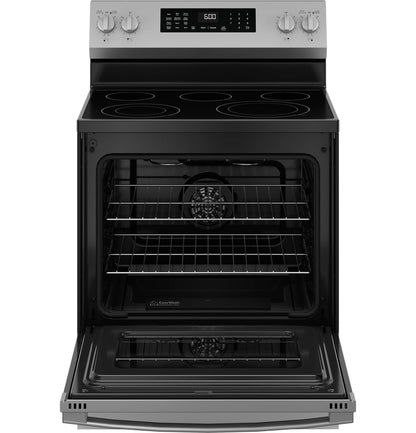 GRF600AVSS 30" Free-Standing Electric Convection Range with No Preheat Air Fry and EasyWash Oven Tray Stainless Steel
