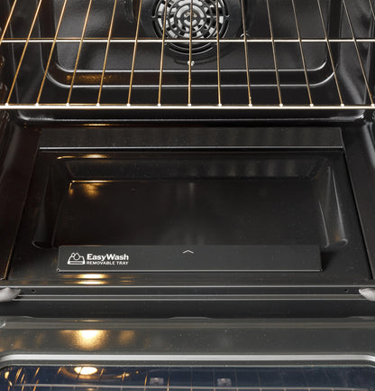 GRF600AVSS 30" Free-Standing Electric Convection Range with No Preheat Air Fry and EasyWash Oven Tray Stainless Steel
