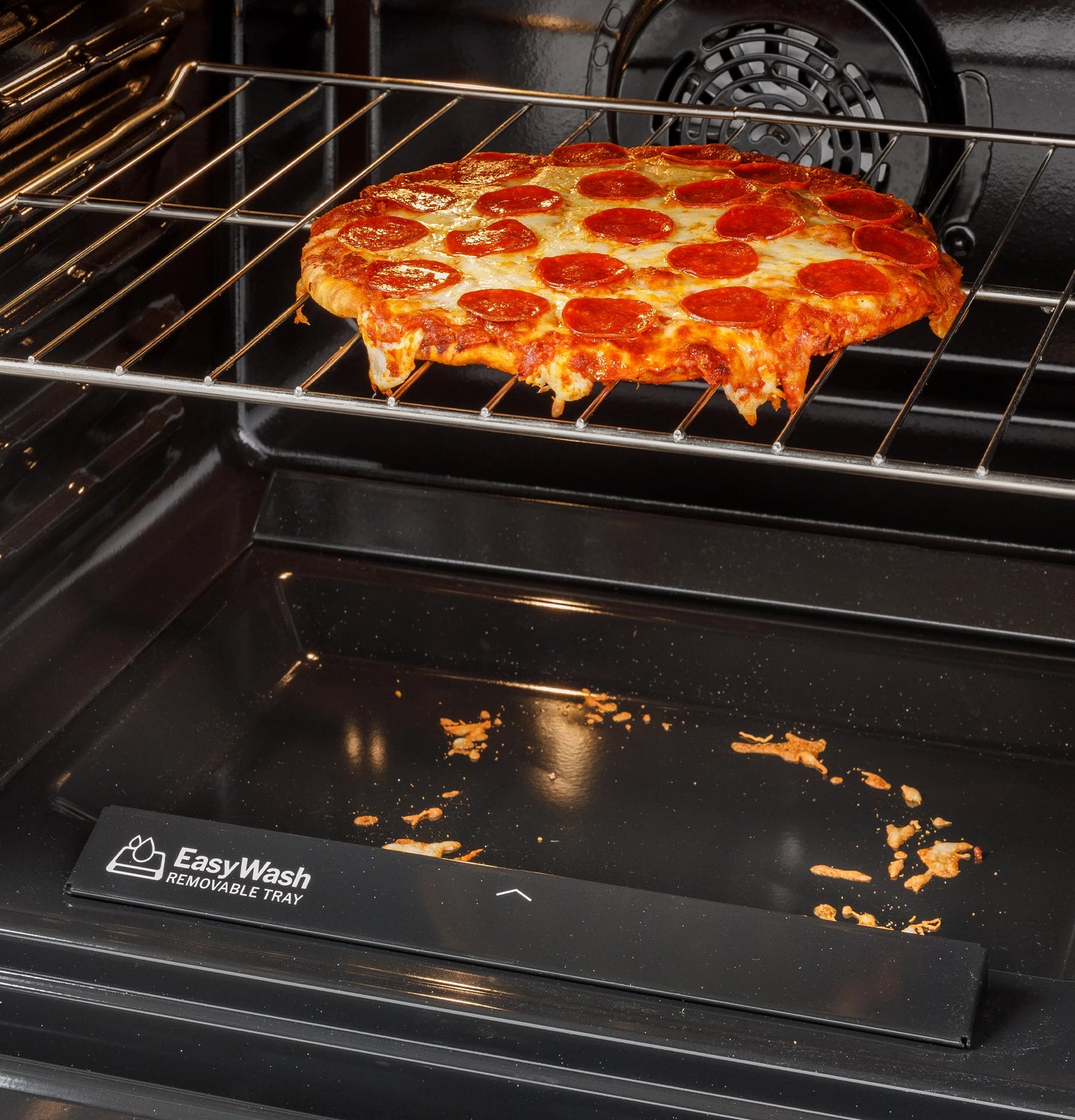GRF600AVSS 30" Free-Standing Electric Convection Range with No Preheat Air Fry and EasyWash Oven Tray Stainless Steel