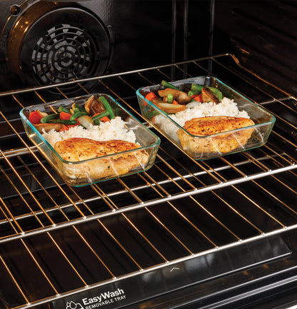 GRF600AVSS 30" Free-Standing Electric Convection Range with No Preheat Air Fry and EasyWash Oven Tray Stainless Steel