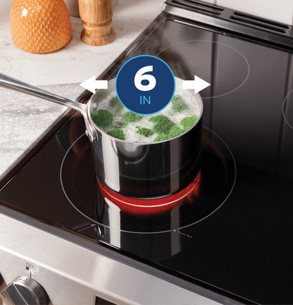 GRF600AVSS 30" Free-Standing Electric Convection Range with No Preheat Air Fry and EasyWash Oven Tray Stainless Steel