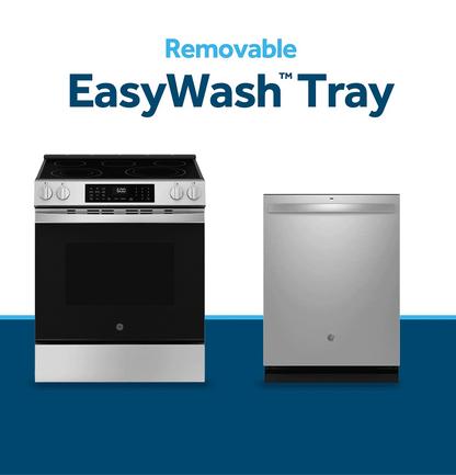GRF600AVSS 30" Free-Standing Electric Convection Range with No Preheat Air Fry and EasyWash Oven Tray Stainless Steel