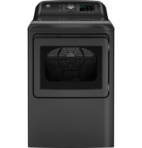 GE Appliances  7.4 cu. ft. Capacity Electric Dryer with Up To 120 ft. Venting and Sensor Dry Diamond Gray - GTD58EBPVDG