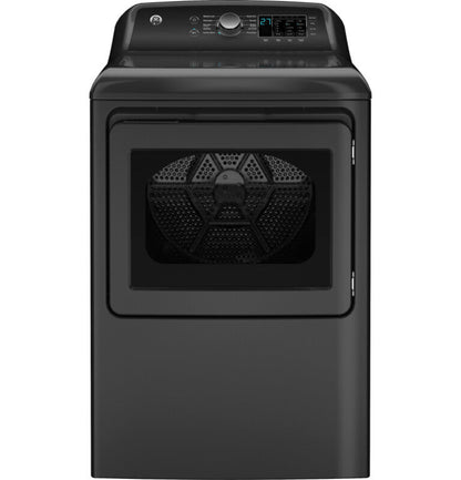 GE Appliances  7.4 cu. ft. Capacity Electric Dryer with Up To 120 ft. Venting and Sensor Dry Diamond Gray - GTD58EBPVDG
