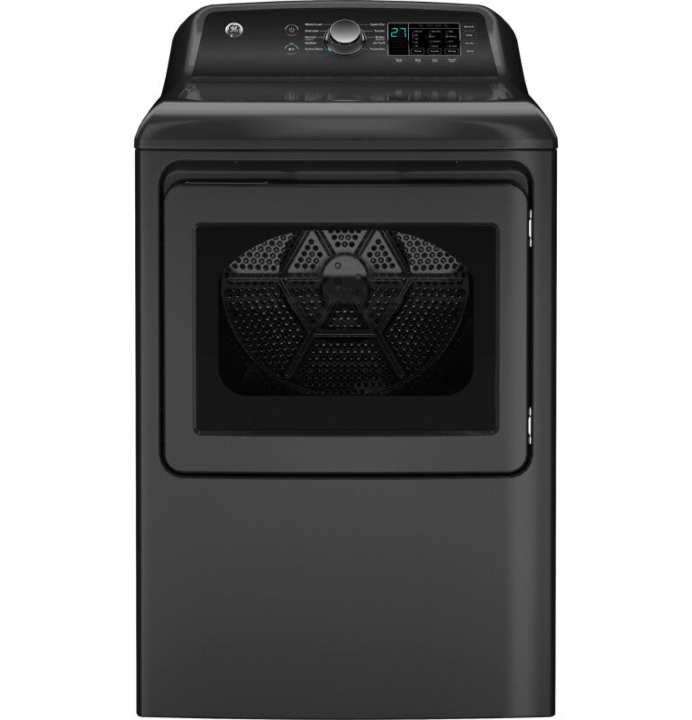GE Appliances  7.4 cu. ft. Capacity Electric Dryer with Up To 120 ft. Venting and Sensor Dry Diamond Gray - GTD58EBPVDG