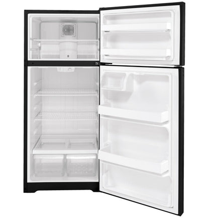 GE Appliances 16.6 Cu. Ft. Top-Black - GTE17DTNRBB