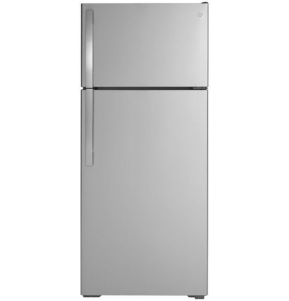 GE Appliances 17.5 Cu. Ft. Top-Stainless Steel - GTS18GSNRSS