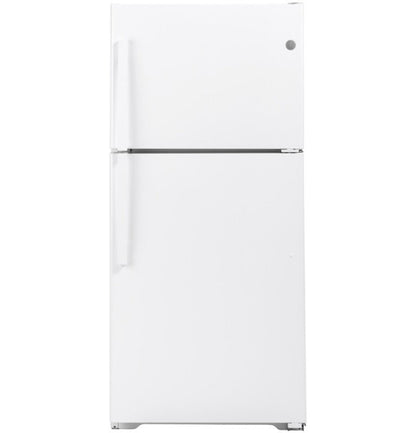 GE Appliances 19.2 Cu. Ft. Garage Ready Top-Freezer Refrigerator White - GTS19KGNRWW