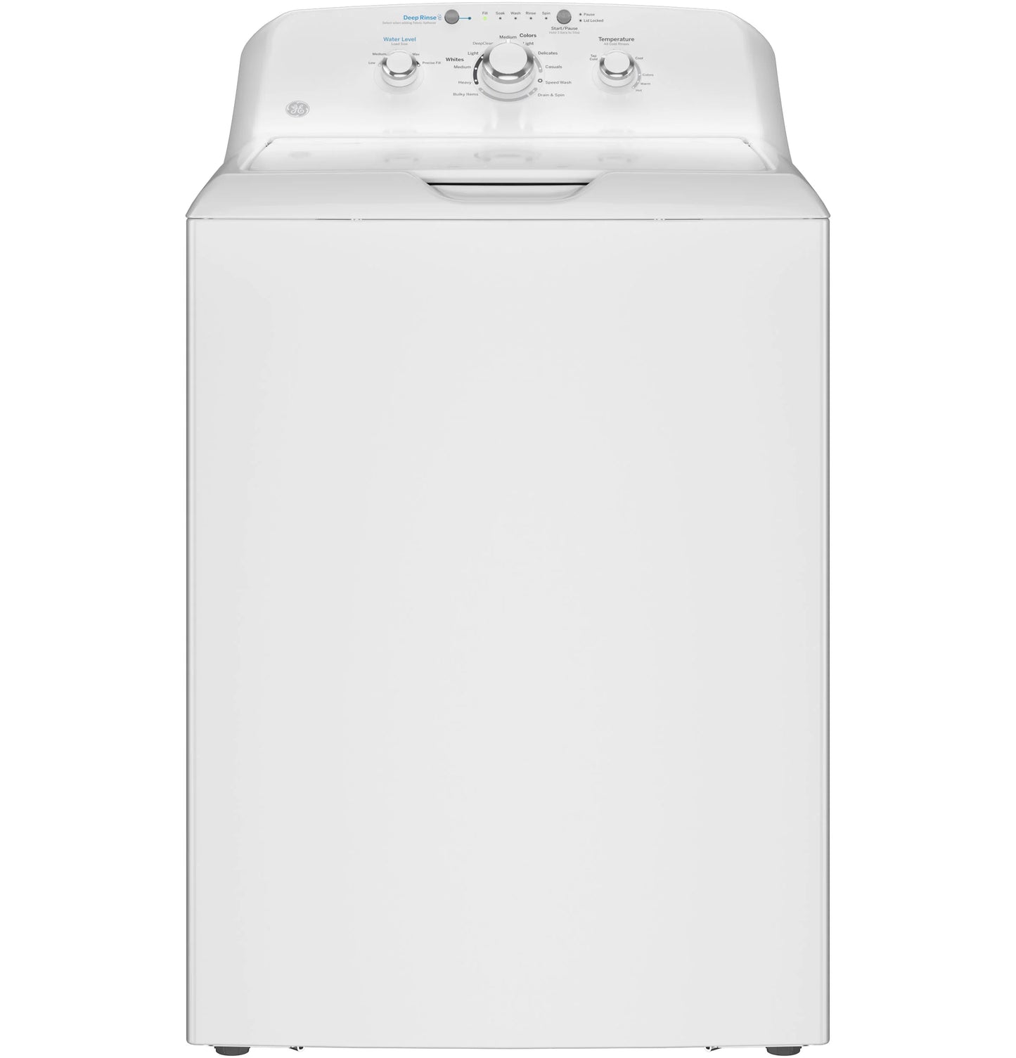 GE Appliances 4.0 cu. ft. Capacity Washer with Stainless Steel Basket and Water Level Control White - GTW325ASWWW