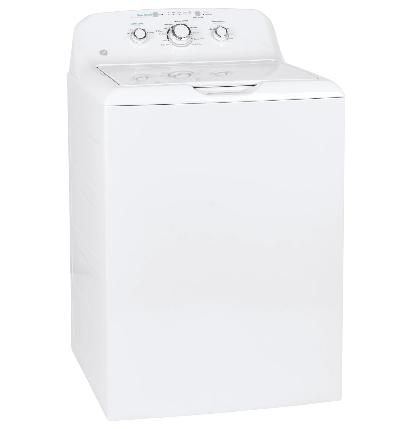 GE Appliances 4.0 cu. ft. Capacity Washer with Stainless Steel Basket and Water Level Control White - GTW325ASWWW