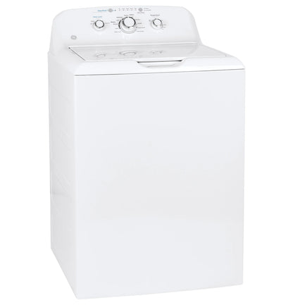 GE Appliances 4.0 cu. ft. Capacity Washer with Stainless Steel Basket and Water Level Control White - GTW325ASWWW