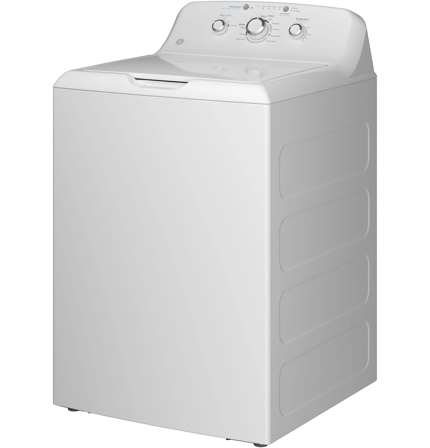 GE Appliances 4.0 cu. ft. Capacity Washer with Stainless Steel Basket and Water Level Control White - GTW325ASWWW