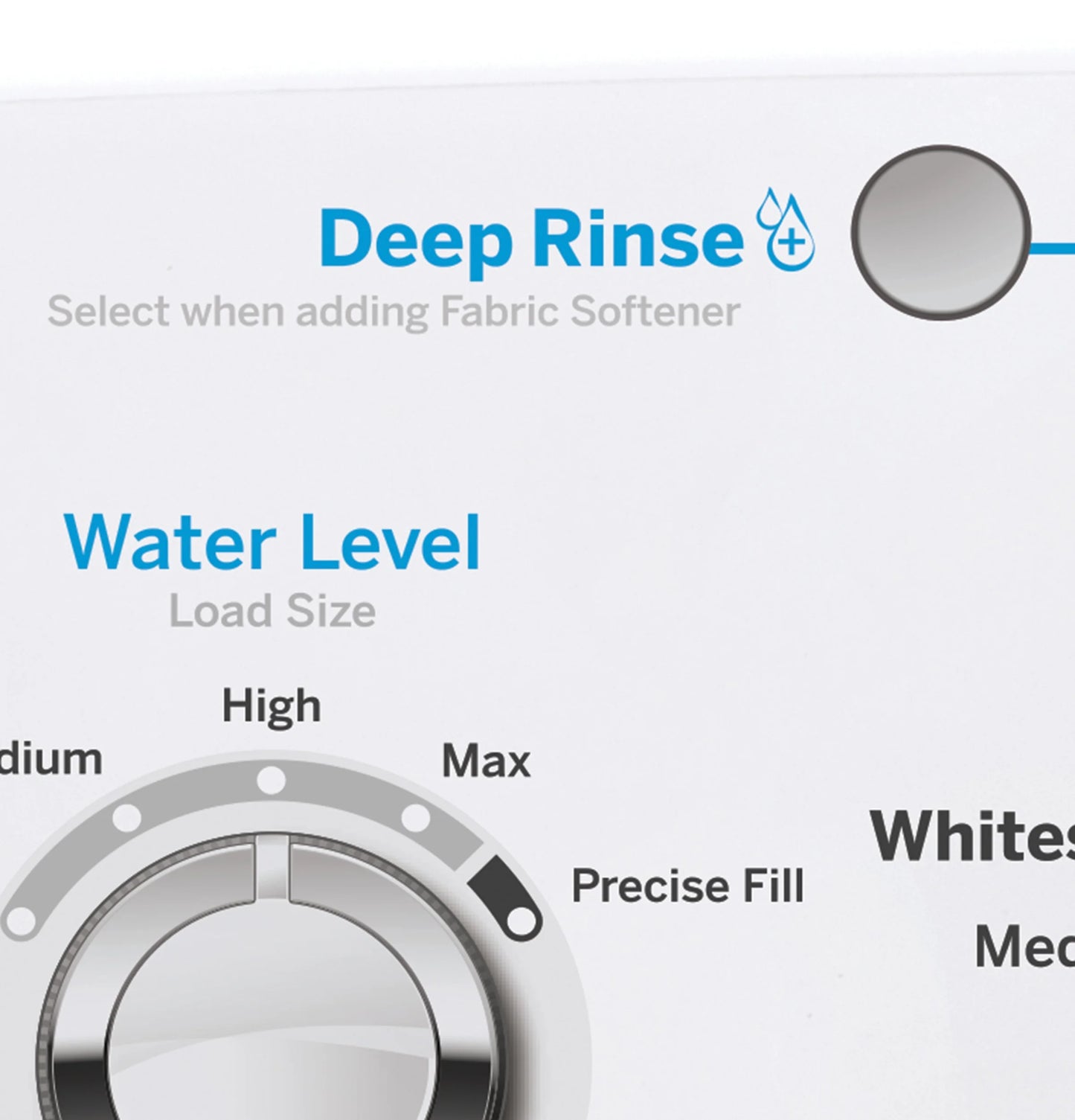 GE Appliances 4.0 cu. ft. Capacity Washer with Stainless Steel Basket and Water Level Control White - GTW325ASWWW