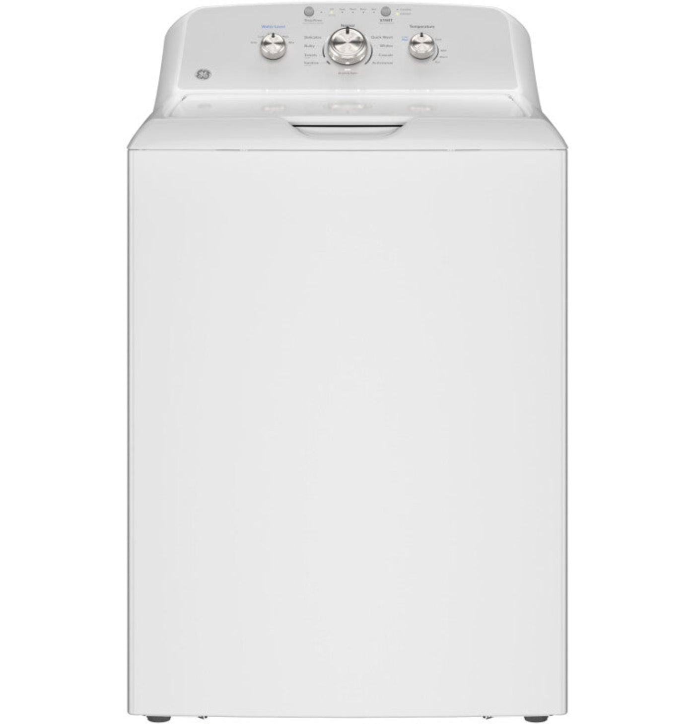 GE Appliances  4.3 cu. ft. Capacity Washer with Stainless Steel Basket,Cold Plus and Water Level Control White w/ Silver Matte Backsplash - GTW385ASWWS