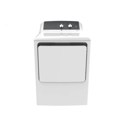 GE Appliances  6.2 cu. ft. Capacity Electric Dryer with Up To 120 ft. Venting - GTX52EASPWB