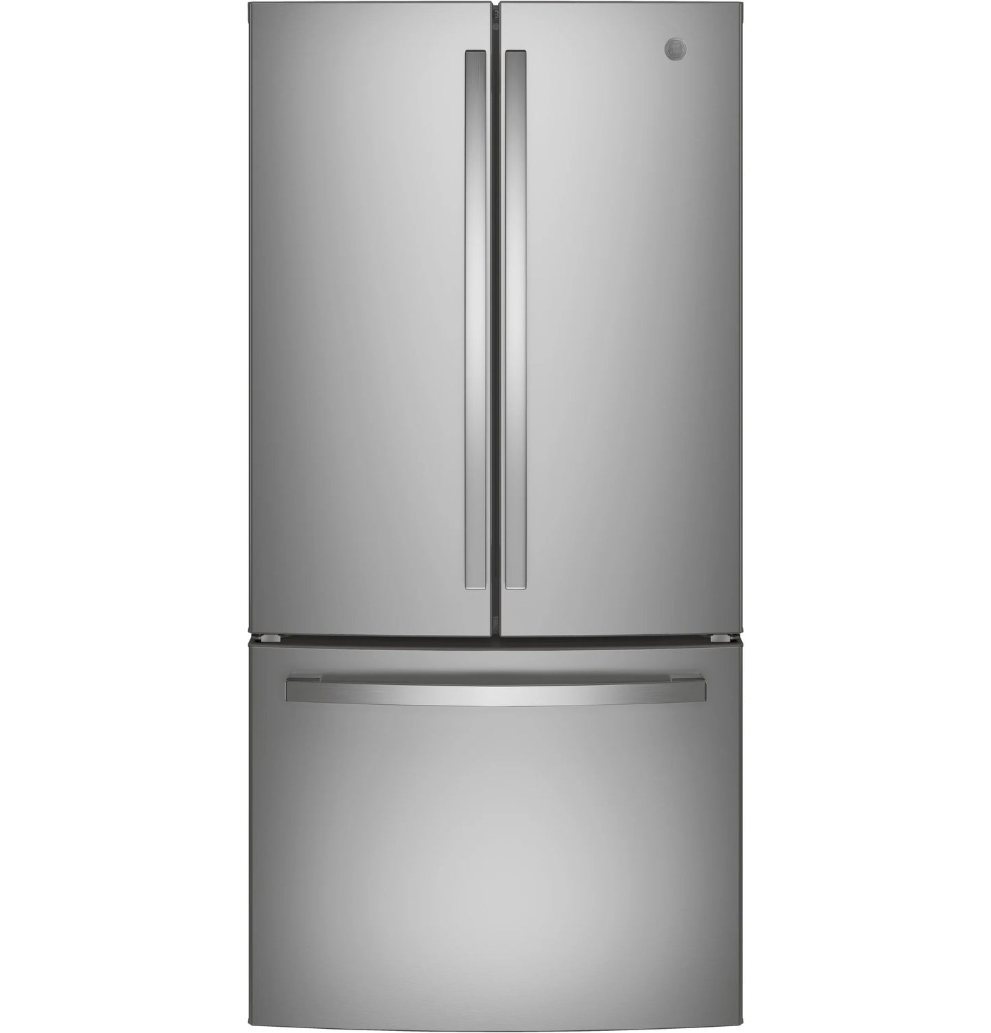 GE Appliances 18.6 Cu. Ft. Counter-Depth French-Door Refrigerator Fingerprint Resistant Stainless Steel - GWE19JYLFS
