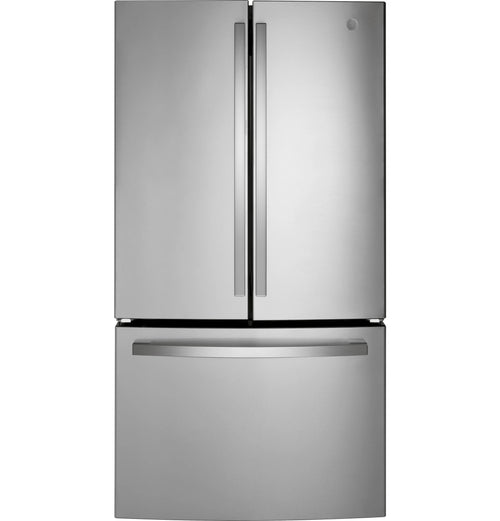 GE Appliances 21.9 Cu. Ft. Fingerprint Resistant Counter-Depth French-Door Fingerprint Stainless Steel - GWE22JYMFS