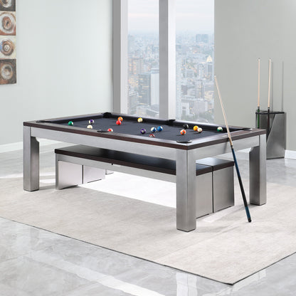 Playcraft Genoa Slate Pool Table with Dining Top - PTGENWOS07