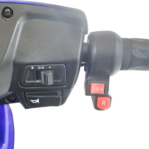 2026 Gio Electric TRON PRO 600W 60V Electric Mobility Scooter, Reverse