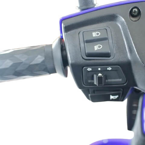 2026 Gio Electric TRON PRO 600W 60V Electric Mobility Scooter, Reverse