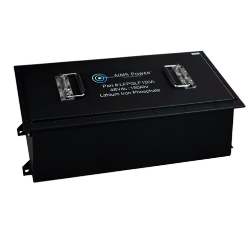 Aims Power Golf Cart 200AH Lithium Battery 48V 10.2 kWh with Charger and Wiring Kit - KIT-GLF200