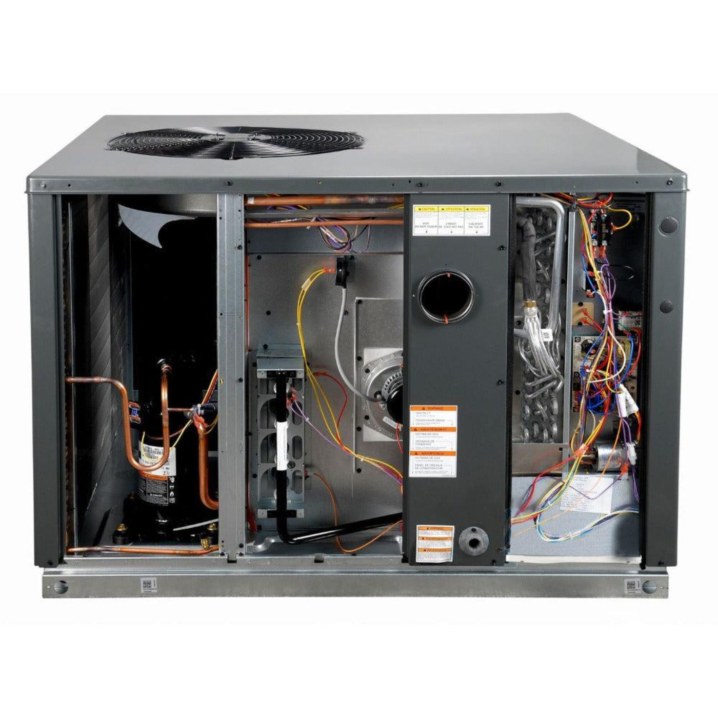 Goodman 3 Ton 13.4 SEER2 60,000 BTU Multi-Positional Air Conditioner and Gas Furnace Package Unit - GPGM33606041