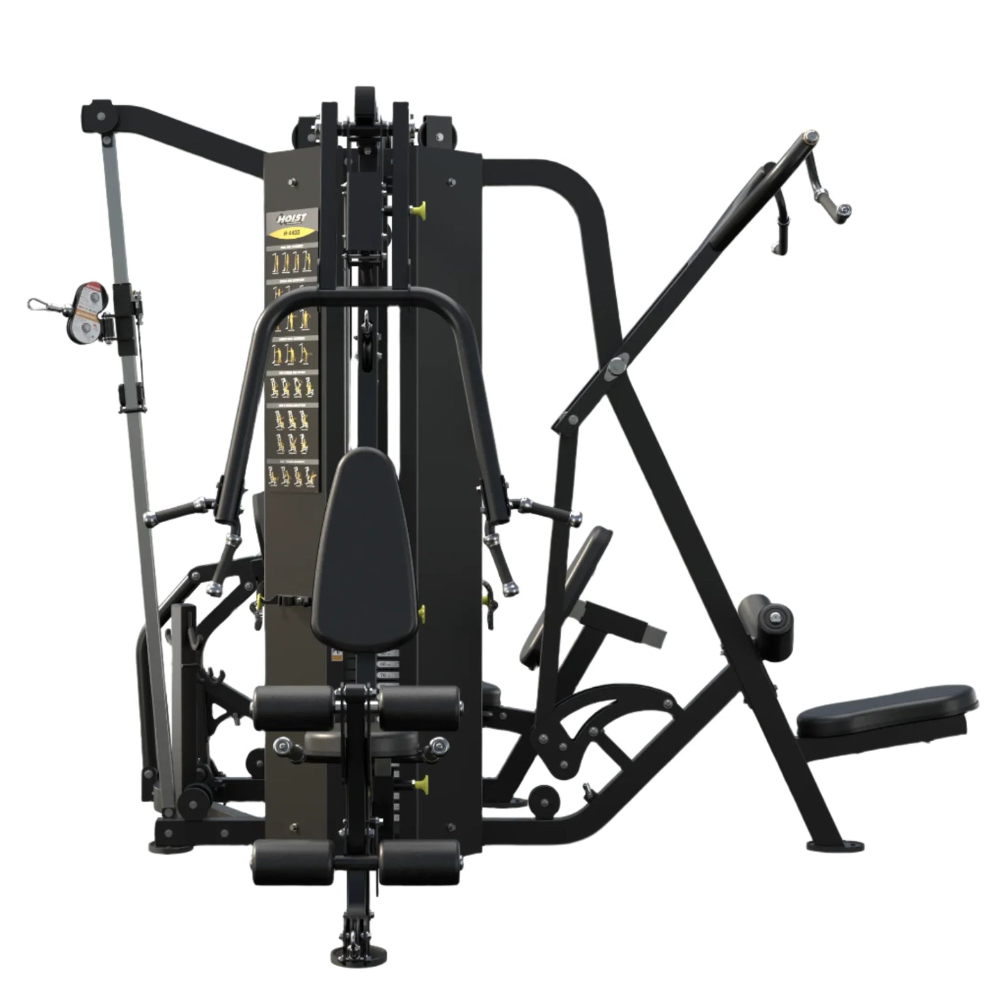 Hoist H-4400 4 Stack Multi Gym - H-4400B-MB H-PA-1-MB