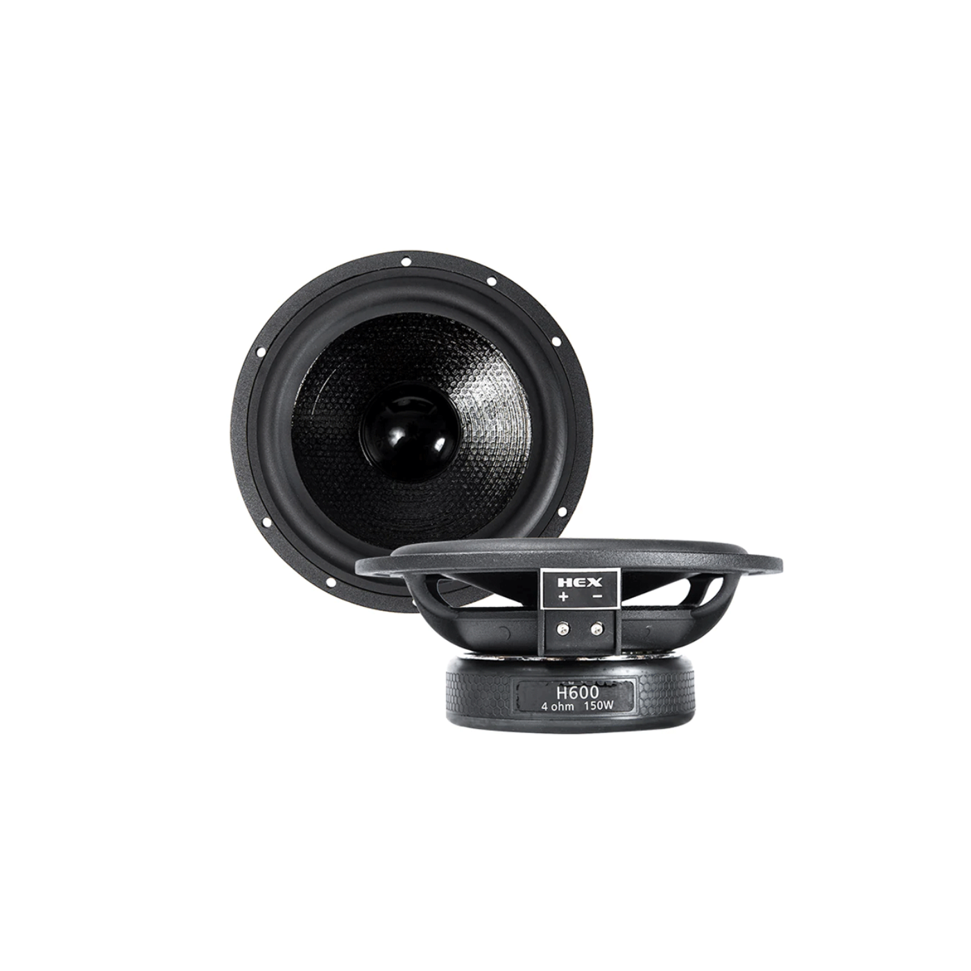 Diamond Audio 6.3” HEX Series 2-Way Component Set w/Aluminum Dome Tweeter - H600A
