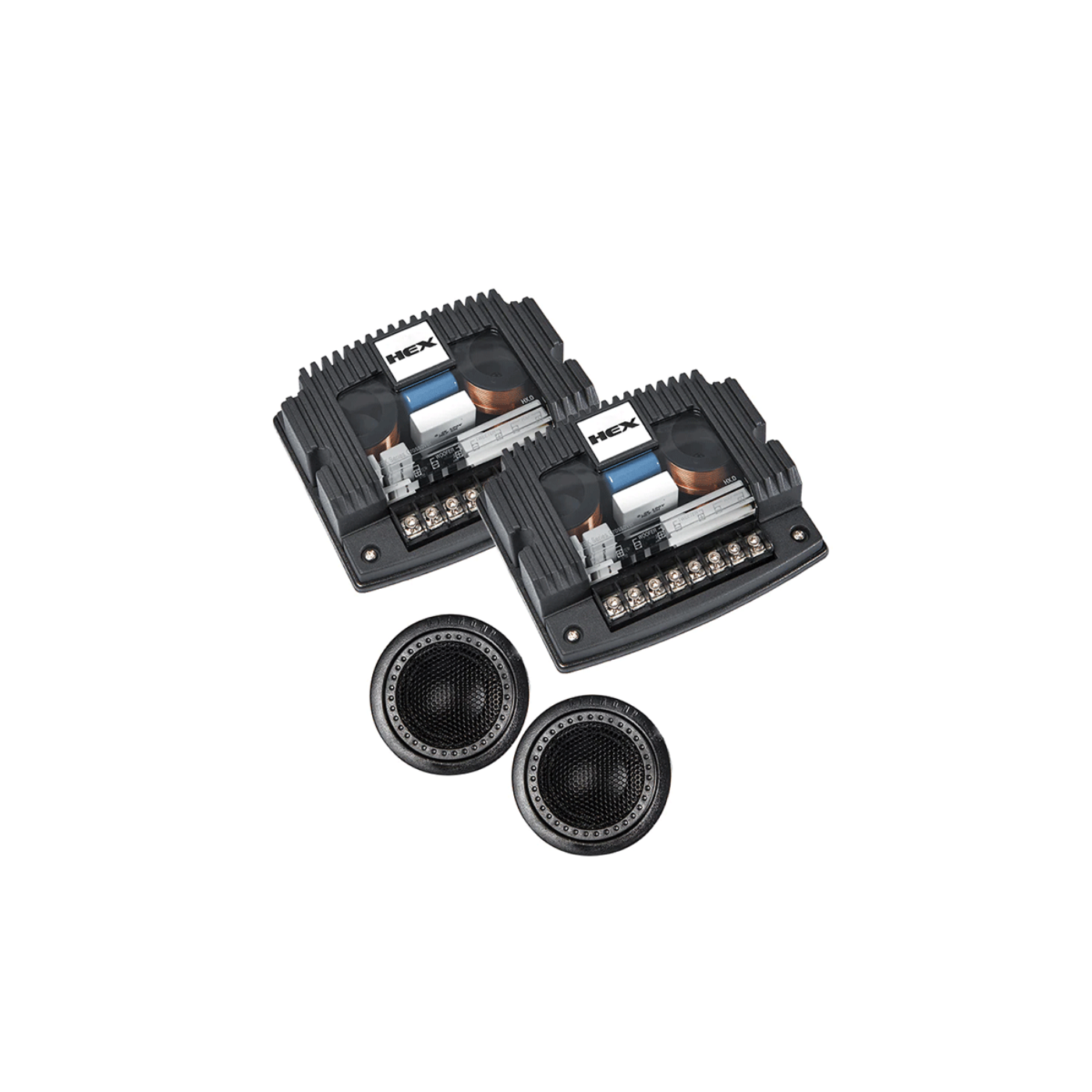 Diamond Audio 6.3” HEX Series 2-Way Component Set w/Aluminum Dome Tweeter - H600A