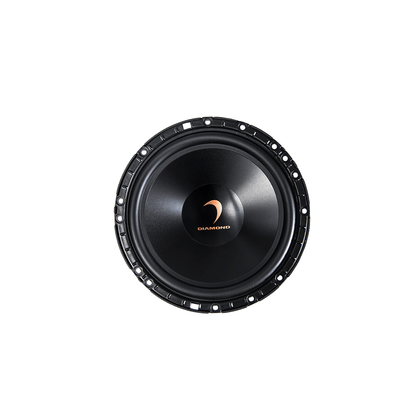 Diamond Audio 6.5" HEX Series 2-Way Component Set w/25mm Silk Dome Tweeter - H65S