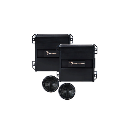 Diamond Audio 6.5" HEX Series 2-Way Component Set w/25mm Silk Dome Tweeter - H65S