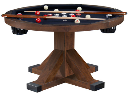 Sterling 3 in 1 Game Table With Bumper Pool - Rustic Series
