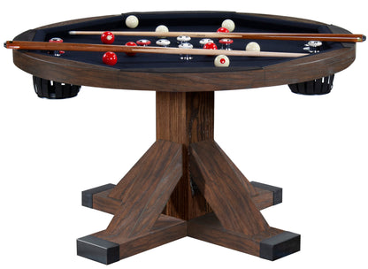 Sterling 3 in 1 Game Table With Bumper Pool - Rustic Series