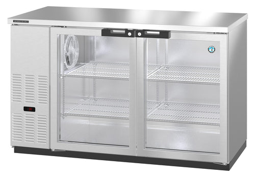 Hoshizaki BB59-G-S | 60" Wide 2 Glass Door Stainless Steal Back Bar - BB59-G-S