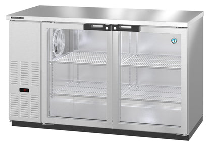 Hoshizaki BB59-G-S | 60" Wide 2 Glass Door Stainless Steal Back Bar - BB59-G-S