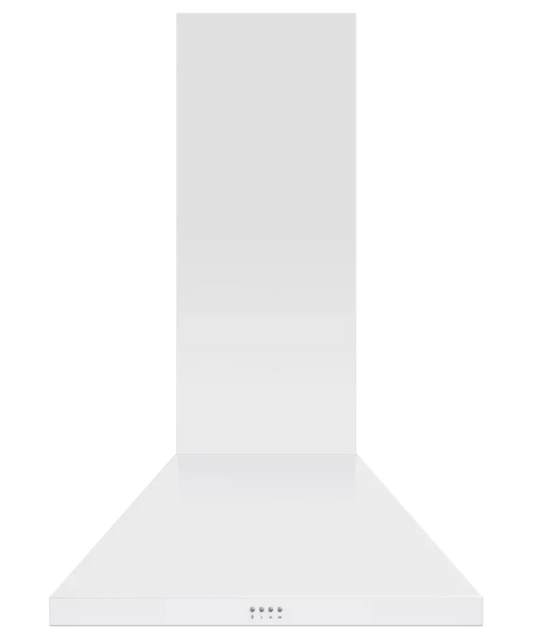 Fisher Paykel 30" Series 7 Pyramid Chimney Wall Range Hood White - HC30PCW1