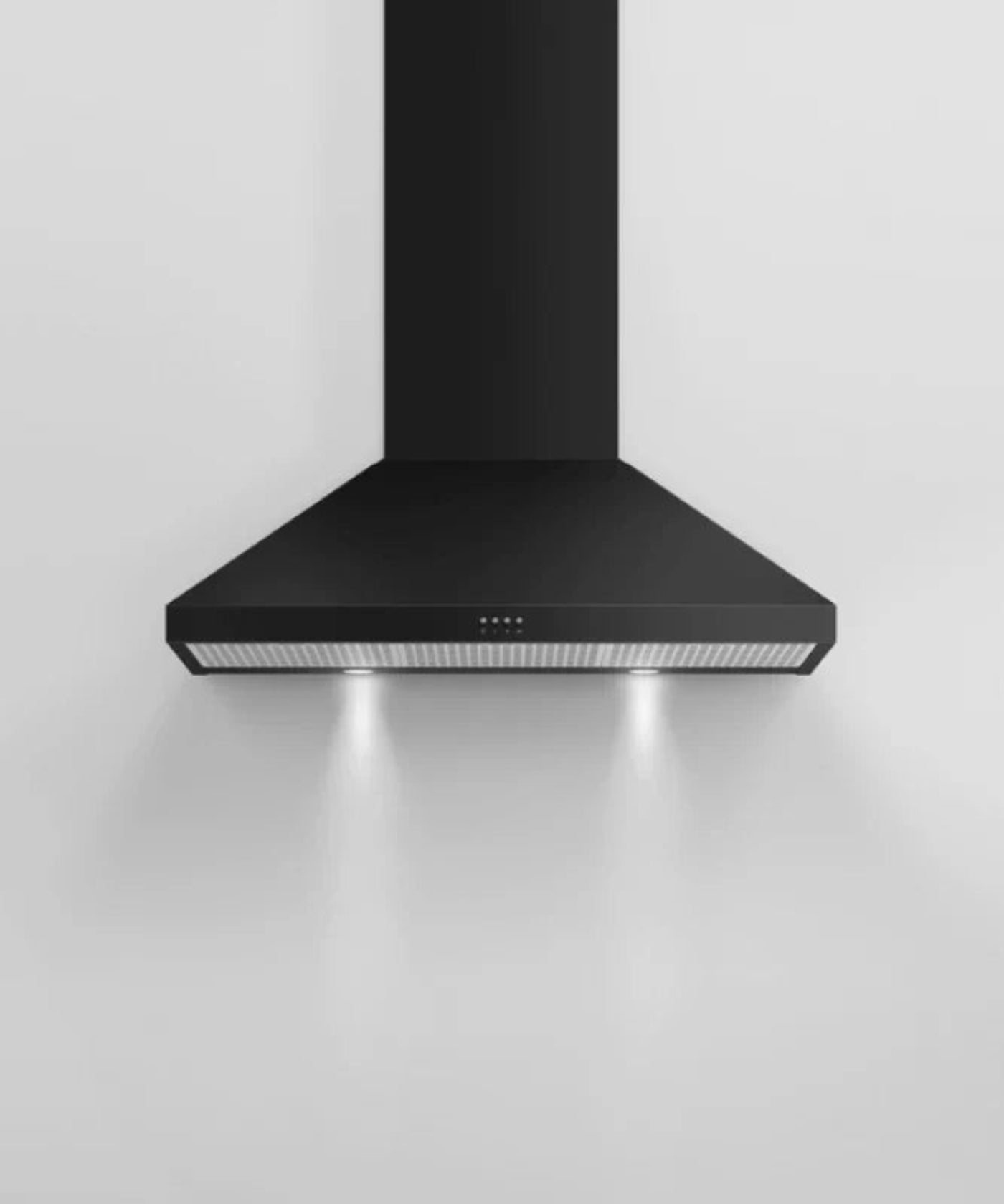 Fisher Paykel 36" Series 7 Pyramid Chimney Wall Range Hood Black - HC36PCB1